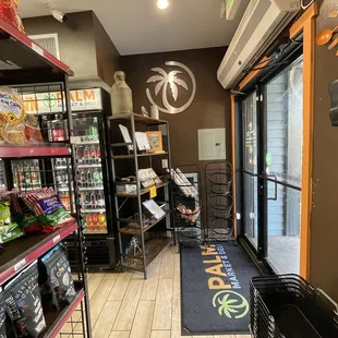 a man walking through the store