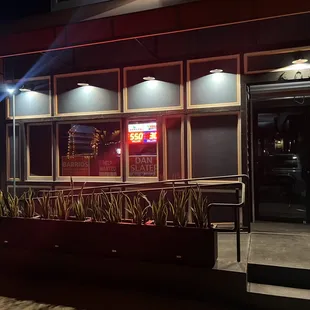 Outside store