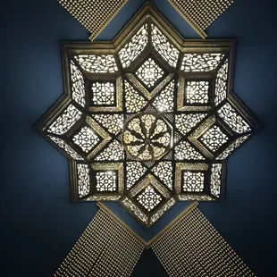 the ceiling of the palace