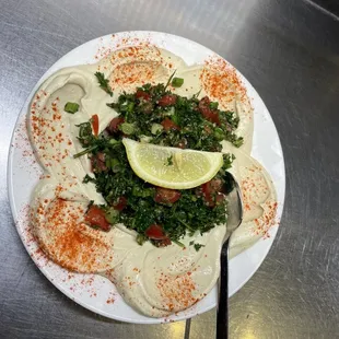 Hummus Tabulee appetizer