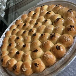 Honeycomb filled with cream cheese