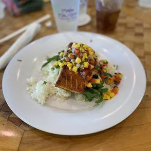 a plate of food