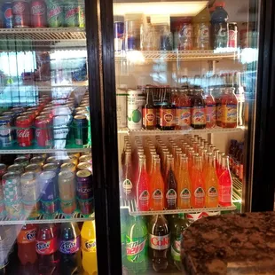 Large selection of beverages