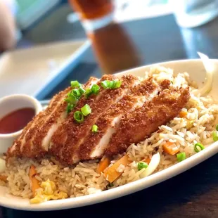 Crispy Chicken Fried Rice