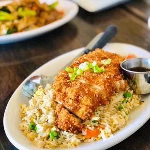 Crispy Chicken Fried Rice