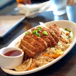 Crispy Chicken Fried Rice