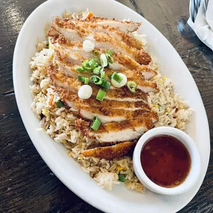 Crispy Chicken Fried Rice