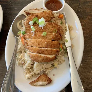 Crispy Chicken Fried Rice
