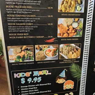 ramen and noodles, menu