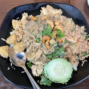 Pineapple Fried Rice with Chicken