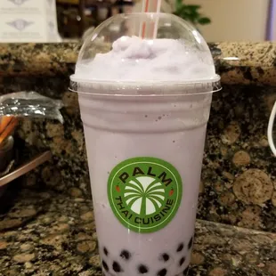 Taro Smoothie w/boba