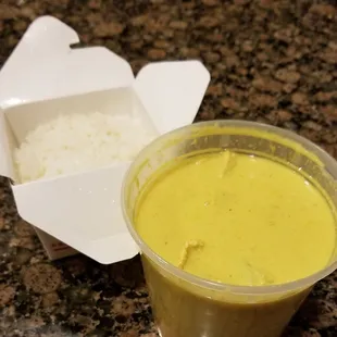 Yellow Curry w/White Rice