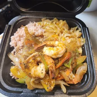 Jerk shrimp