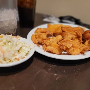 Sides (Cole Slaw &amp; Shrimps)
