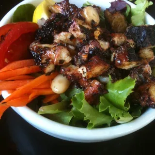 Grilled Octopus & White Bean Salad