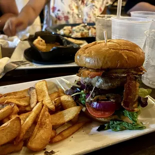 PVO Burger (+ bacon + egg) $21