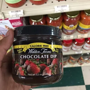 Sugar free, fat free chocolate spread. Not my favorite
