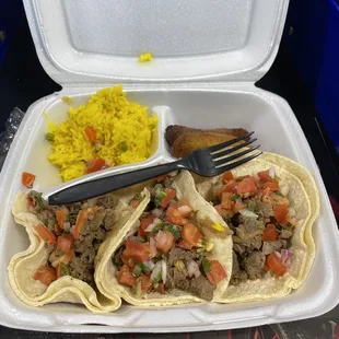 beef tacos - catered