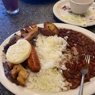 Bandeja paisa minus egg and avocado.  Awesome dish