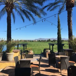 View from the patio!