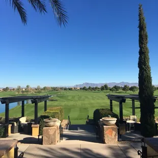 View from the patio!