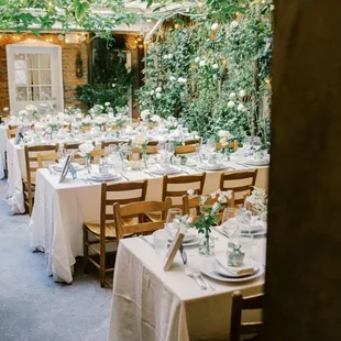 wedding at Palma's Courtyard Garden