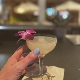 Beautiful lychee cocktail. Good but waaaay too sweet imo