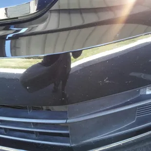 Immediately after my $25 wash.