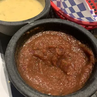 Best salsa and best queso I have had in months.