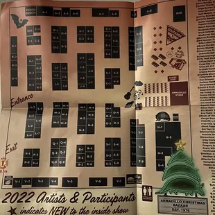 Vendor layout for 2022
