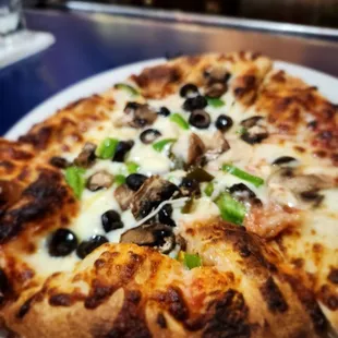 pizza, food