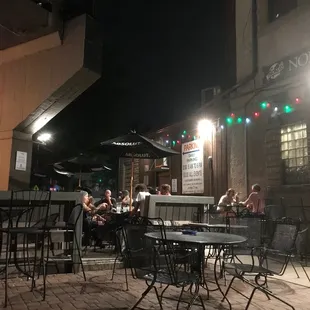 Great dive bar patio.