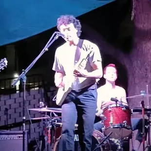 Fenix Dion rocking the patio at Palmer's