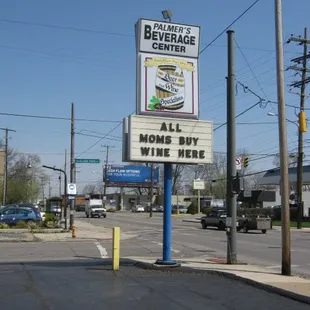 a sign on the corner of a street