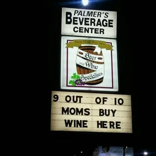 a sign for the store