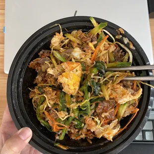 Beef bibimbap