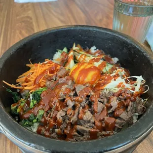 Bibimbap hot stone