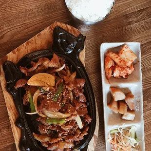 Spicy pork bulgogi