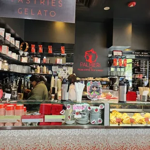 customers at the counter