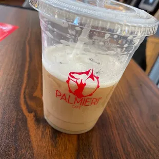 I should've taken it full but it was that good! Latte is strong and tasty!