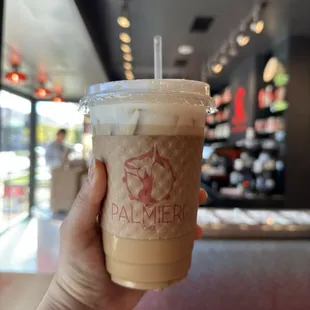 Gingerbread latte (seasonal drink)