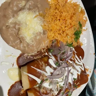 Short rib enchiladas