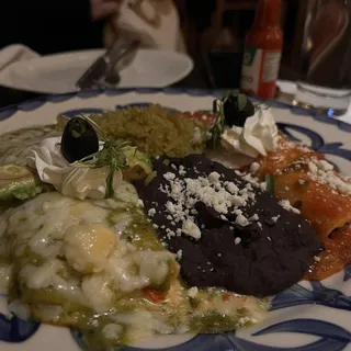 Enchiladas Mariscos Suizas