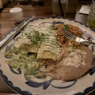 Chicken Suizas Enchiladas