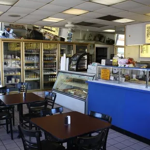 the interior of the restaurant
