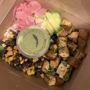 (V) Tofu Rice Bowl