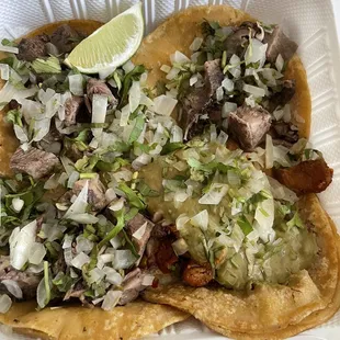 Taco Tuesday - cabeza and adobada