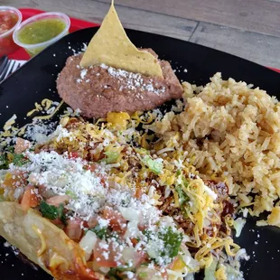 Beef Taco Cheese Enchilada