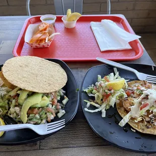 Shrimp Ceviche Tostadas