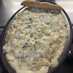Backed Baked Carbonara